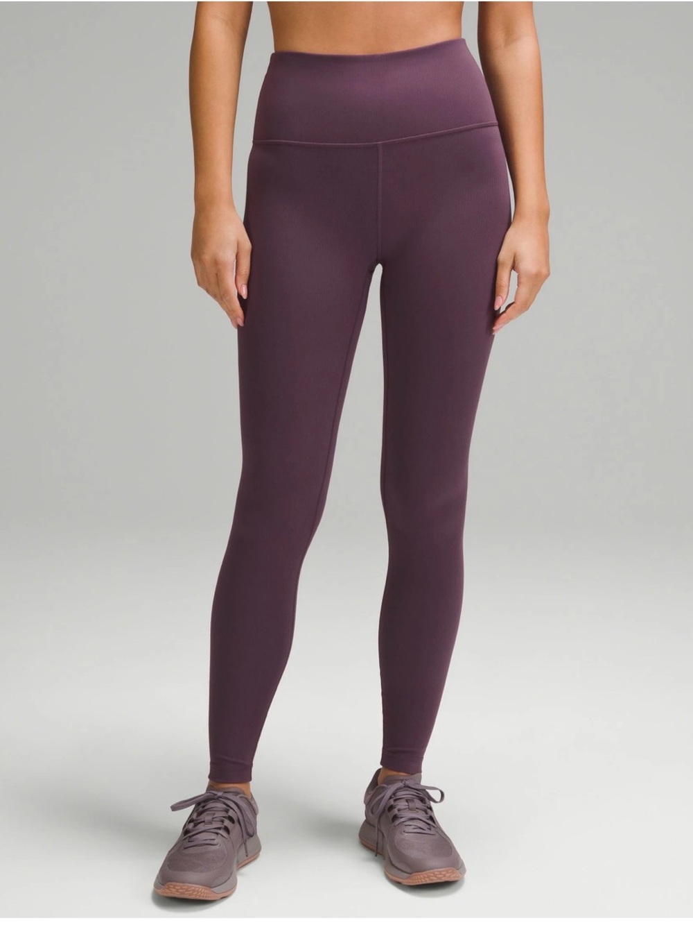 Lululemon Wunder Train 28” High-Rise Grape Thistle Leggings